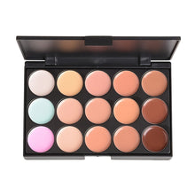 Load image into Gallery viewer, Pro 15 Colors Contouring Kit Highlighting Face Cream Concealer Makeup, Ideal For Daily
