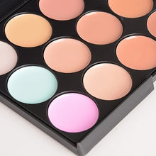 Load image into Gallery viewer, Pro 15 Colors Contouring Kit Highlighting Face Cream Concealer Makeup, Ideal For Daily
