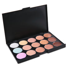Load image into Gallery viewer, Pro 15 Colors Contouring Kit Highlighting Face Cream Concealer Makeup, Ideal For Daily
